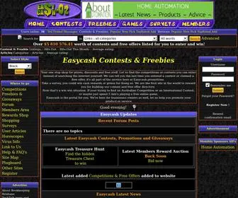 Easycash.com.au(Easycash contests and competitions features FREE Australian Competitions and Worldwide Contests inc) Screenshot