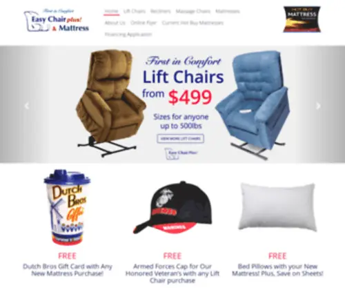 Easychairboise.com(Easy Chair Plus) Screenshot