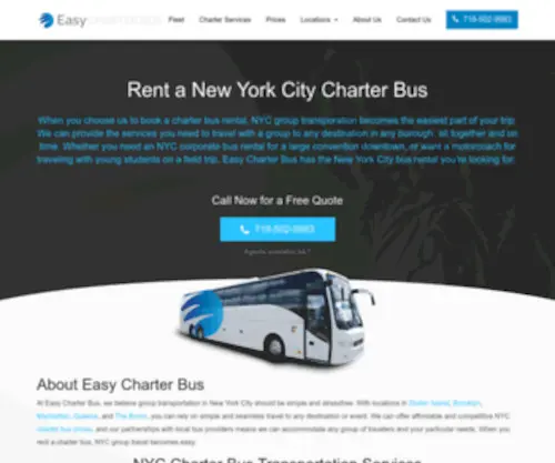 Easycharterbus.com(Easycharterbus) Screenshot
