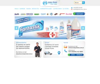 Easyclean.com.ar(Productos de limpieza profesional) Screenshot