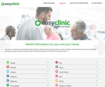 Easyclinichealth.com.au(EasyClinic) Screenshot