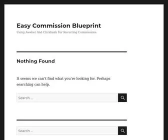 Easycommissionblueprint.com(Using Aweber And Clickbank For Recurring Commissions) Screenshot