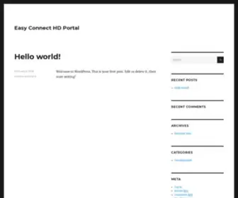 Easyconnecthdportal.com(Easy Connect HD Portal) Screenshot