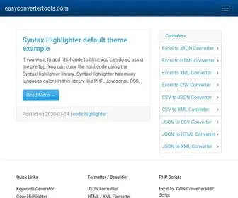 Easyconvertertools.com(Easy Converter Tools) Screenshot