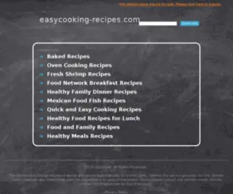 Easycooking-Recipes.com(Food recipes) Screenshot