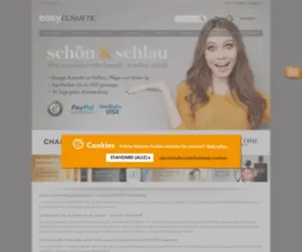 Easycosmetic.ch(Bis zu 60% bei Parfum bei easyCOSMETIC sparen) Screenshot