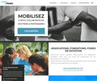 Easycrowd.net(L'agence web experte de l'engagement client) Screenshot