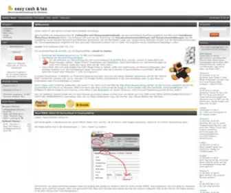 Easyct.de(EasyCash&Tax Website) Screenshot