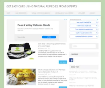 Easycure4U.com(Get Easy Cure Using Natural Remedies By Experts) Screenshot