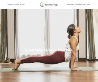 Easydayyoga.com(Easy Day Yoga) Screenshot