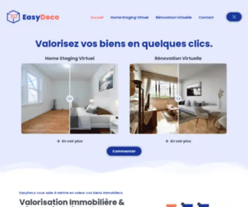 Easydeco.fr(Valorisation Immobilière Digitale) Screenshot