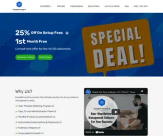 Easydeliverypro.com(Delivery and Farm Management Software) Screenshot