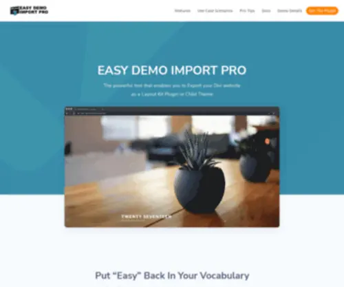 Easydemoimport.com(The powerful tool) Screenshot