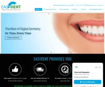 Easydentdesigns.com(EasyDent Dental Design Services) Screenshot