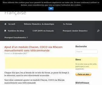 Easydomoticz.com(Easydomoticz, la référence Domoticz Française) Screenshot