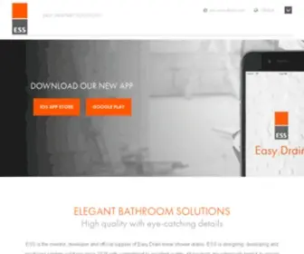 Easydrain.com(Shower drains & trendsetting bathroom solutions) Screenshot