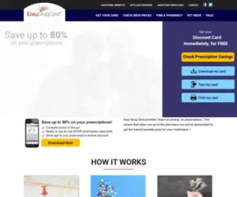 Easydrugcard.com(Discount Drug Card) Screenshot