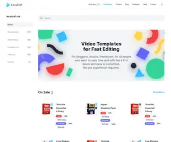 Easyedit.pro(Professional Video Templates) Screenshot