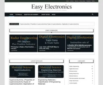 Easyelectronics.co.in(Easy Electronics) Screenshot