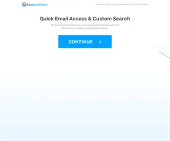 Easyemailcheck.co(Easy email check) Screenshot