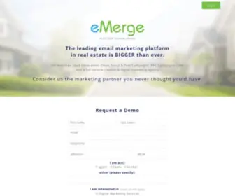 Easyemerge.com(The leading email platform for real estate) Screenshot