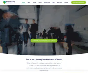 Easyfairs.com(Visit the future) Screenshot
