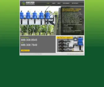 Easyfeedsystems.com(Hydroponic Nutrient and Fertilizer Injection Systems) Screenshot