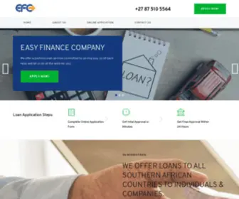 Easyfinancecompany.co.za(Easy Finance Company) Screenshot