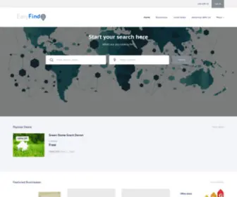 Easyfinda.co.uk(Business Directory UK) Screenshot