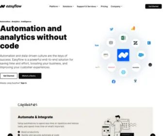 Easyflow.io(Automation and Business Intelligence Platform for Everyone) Screenshot