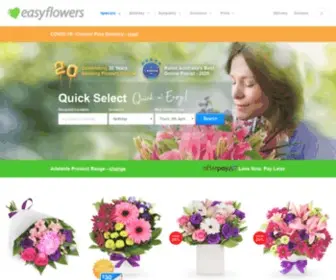 Easyflowers.com.au(Flowers Adelaide) Screenshot