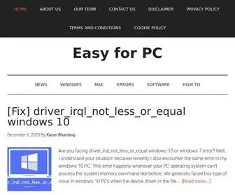 Easyforpc.com(Download Software for Windows & Mac) Screenshot