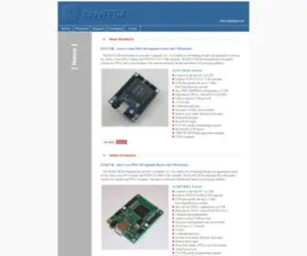 Easyfpga.com(Altera and Xilinx FPGA development boards with USB interface) Screenshot