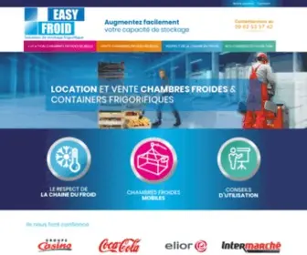 Easyfroid.fr(Solutions de stockage frigorifique) Screenshot