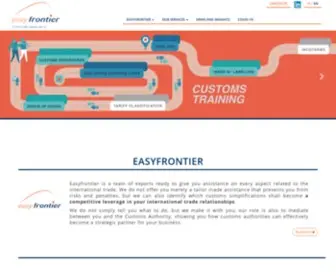 Easyfrontier.it(EASYFRONTIER La Dogana Facile) Screenshot