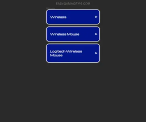 Easygamingtips.com(Gaming Tips And Tricks) Screenshot