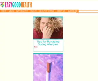 Easygoodhealth.com(Welcome to) Screenshot