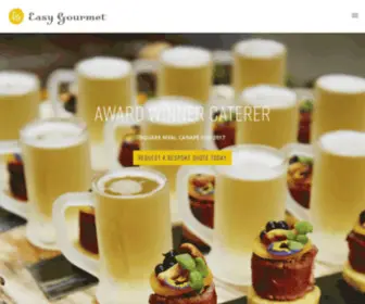 Easygourmetcatering.co.uk(Easy Gourmet Catering) Screenshot