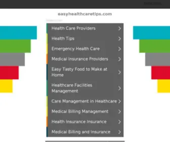 Easyhealthcaretips.com(Easy Health Care Tips) Screenshot