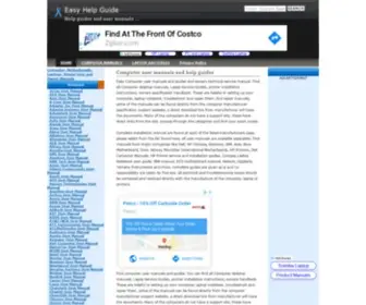Easyhelpguide.com(Computer Manuals and User Guides for Motherboards) Screenshot