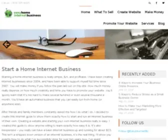 Easyhomeinternetbusiness.com(Starting a home internet business) Screenshot