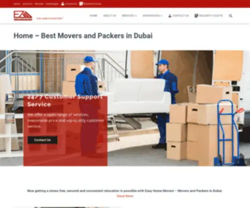 Easyhomemovers.com(Dubai Movers and Packers) Screenshot