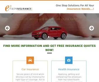 Easyinsurance.info(Free Online Insurance Quotes) Screenshot