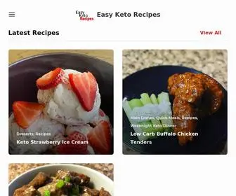 Easyketorecipes.net(Easy Keto Recipes) Screenshot