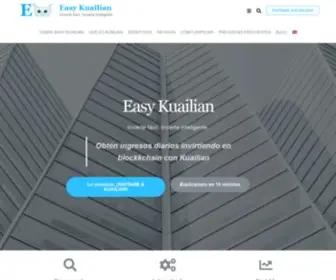 Easykuailian.com(✅ Invertir en blockchain con Kuailian) Screenshot