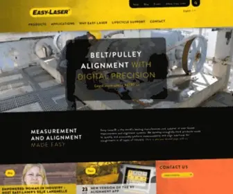 Easylaser.com(Laser measurement & alignment systems) Screenshot