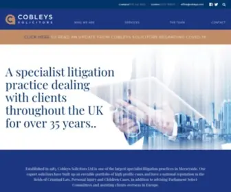 Easylaw.co.uk(Cobleys Solicitors) Screenshot