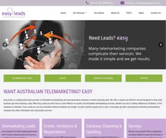 Easyleads.com.au(Easy Leads) Screenshot