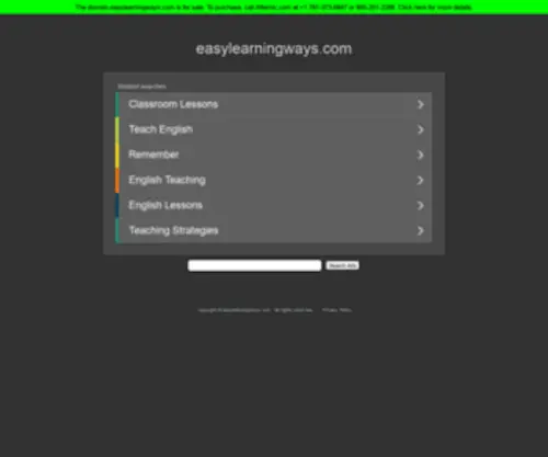 Easylearningways.com(Easylearningways) Screenshot