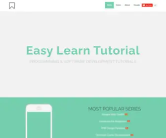 Easylearntutorial.com(Programming & Software Development Tutorials) Screenshot